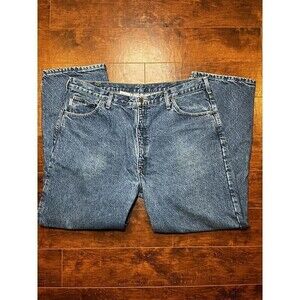 Vintage Carhartt Traditional Flannel Lined Straight Lg Jeans 42x32 Workwear